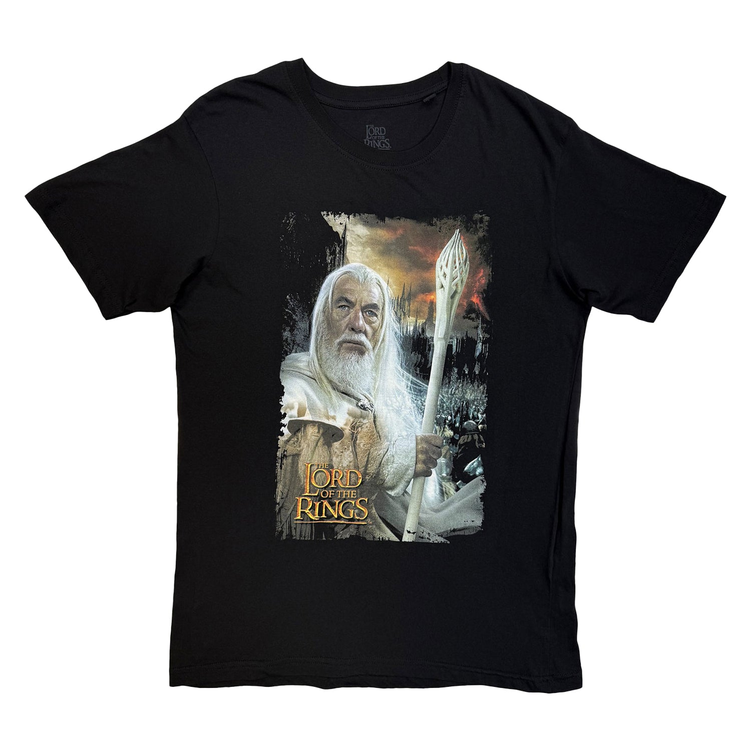 Black - Front - The Lord Of The Rings Unisex Adult Gandalf Homage T-Shirt