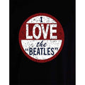 Black - Side - The Beatles Womens-Ladies I Love Back Print T-Shirt