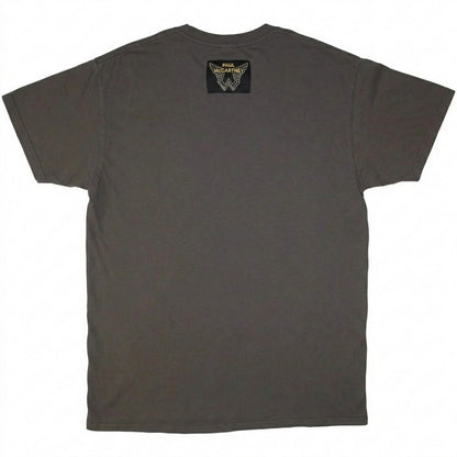Charcoal Grey - Back - Paul McCartney & Wings Unisex Adult Wings Over America 76 T-Shirt