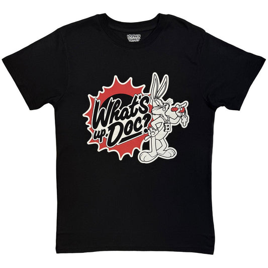 Black - Front - Looney Tunes Unisex Adult What´s Up, Doc? T-Shirt