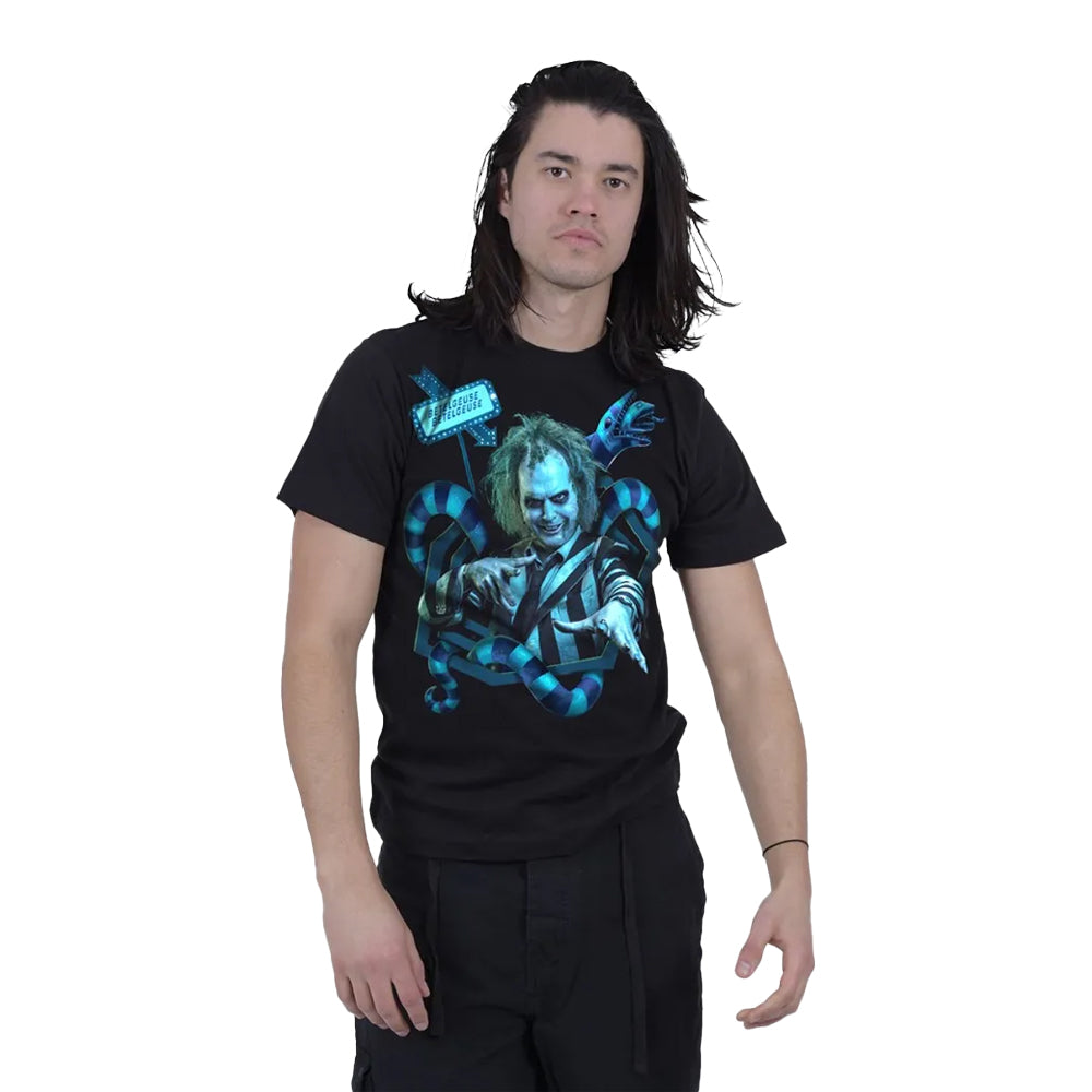 Black - Back - Beetlejuice Beetlejuice Unisex Adult Sandworm Portal T-Shirt