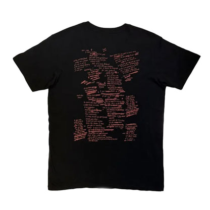 Black - Back - Eminem Unisex Adult Script T-Shirt