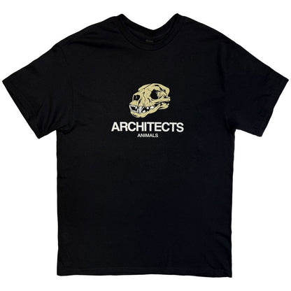 Black - Front - Architects Unisex Adult I´m A F*cking Animal Back Print T-Shirt