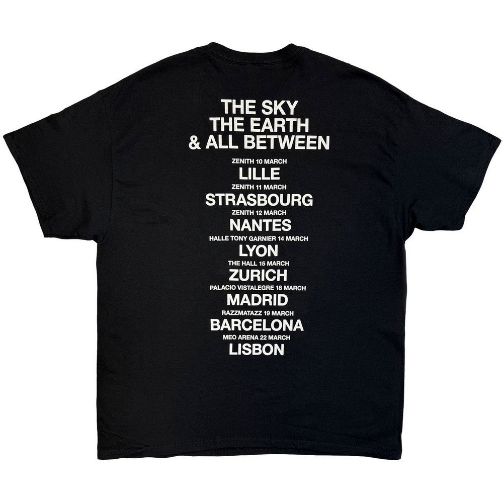Black - Back - Architects Unisex Adult TSTE & AB EU Tour March 25 Back Print T-Shirt