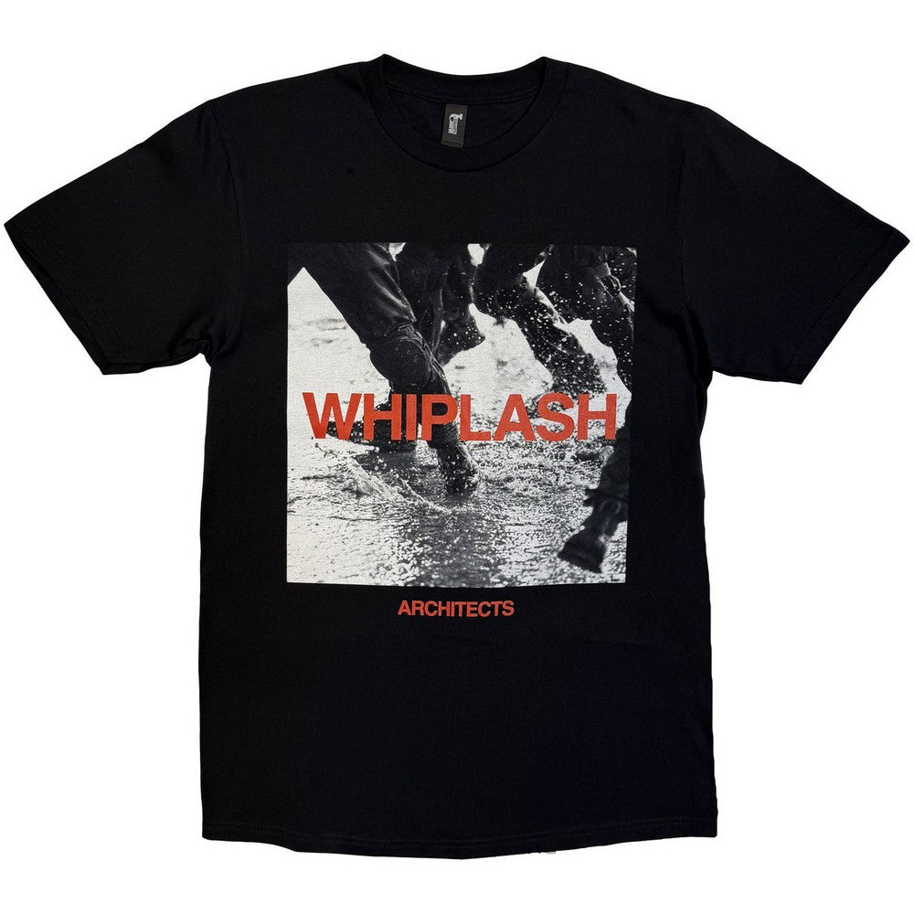 Black - Front - Architects Unisex Adult Whiplash Single Back Print T-Shirt