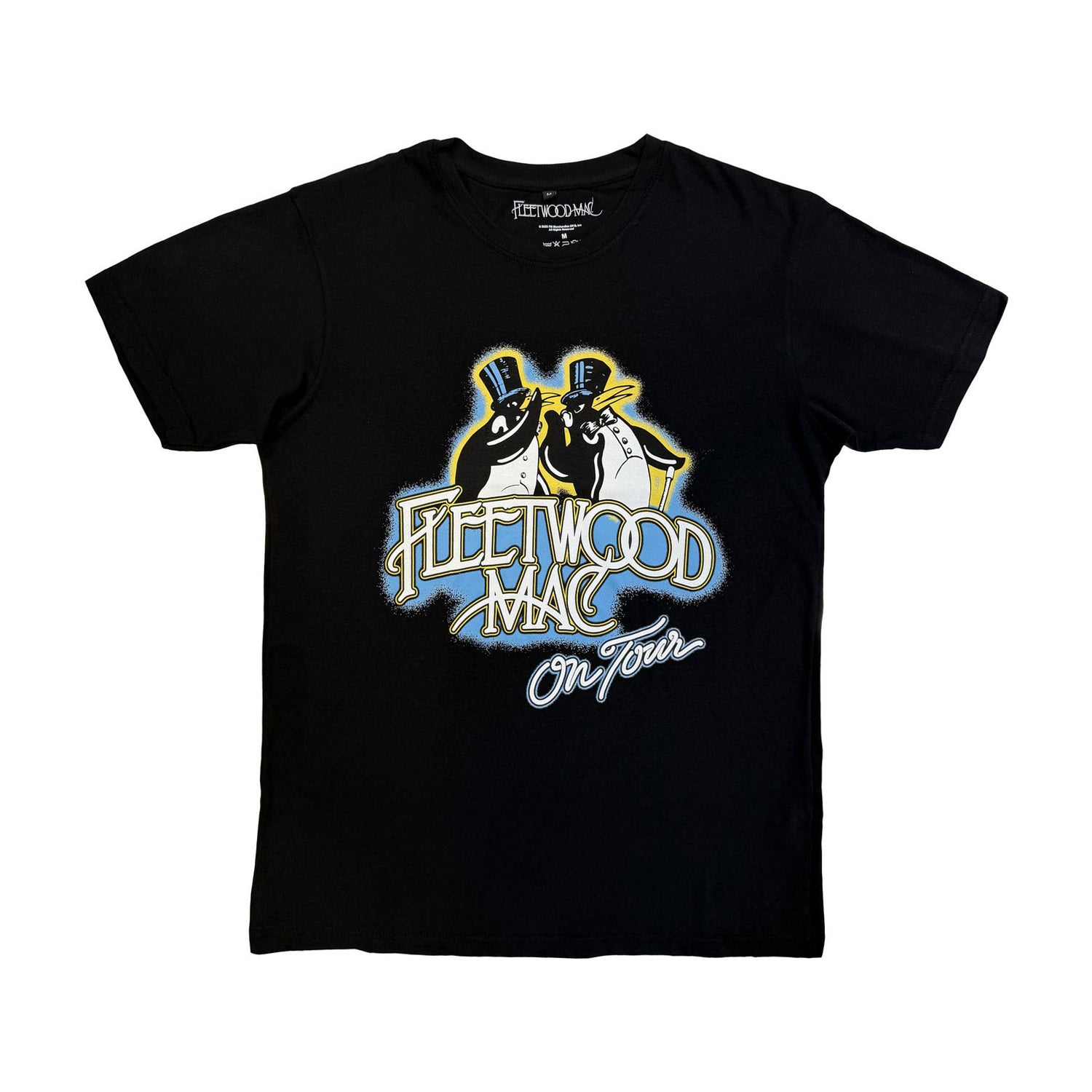 Black - Front - Fleetwood Mac Unisex Adult On Tour T-Shirt
