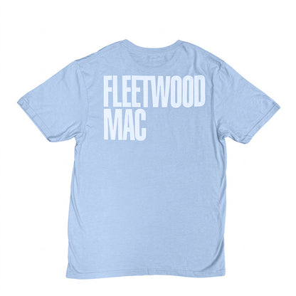 Light Blue - Back - Fleetwood Mac Unisex Adult London T-Shirt