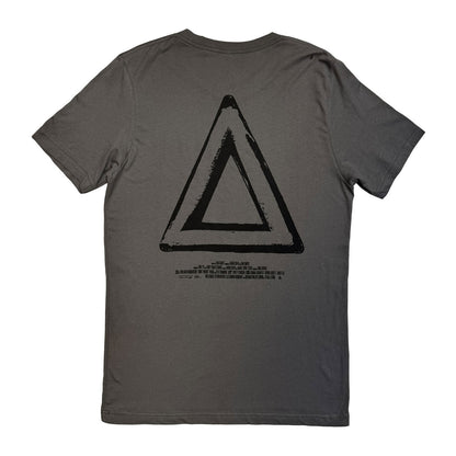 Charcoal Grey - Back - Bastille Unisex Adult Repeat Logo Back Print T-Shirt