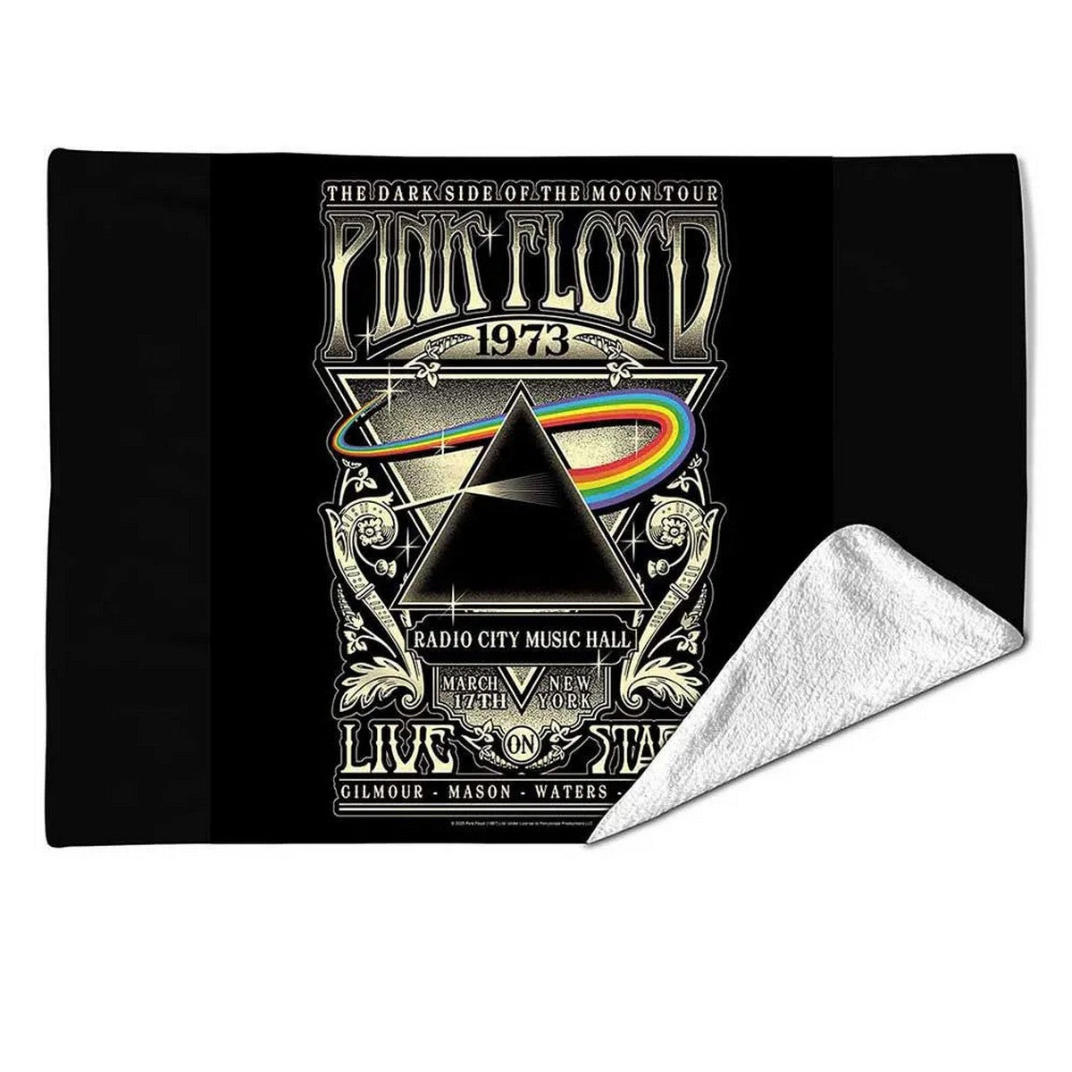 Multicoloured - Front - Pink Floyd 1973 Live Sherpa Fleece Blanket