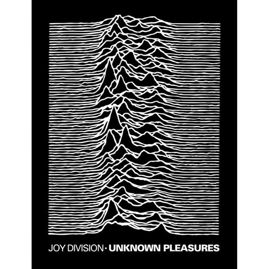 Multicoloured - Front - Joy Division Unknown Pleasures Sherpa Fleece Blanket
