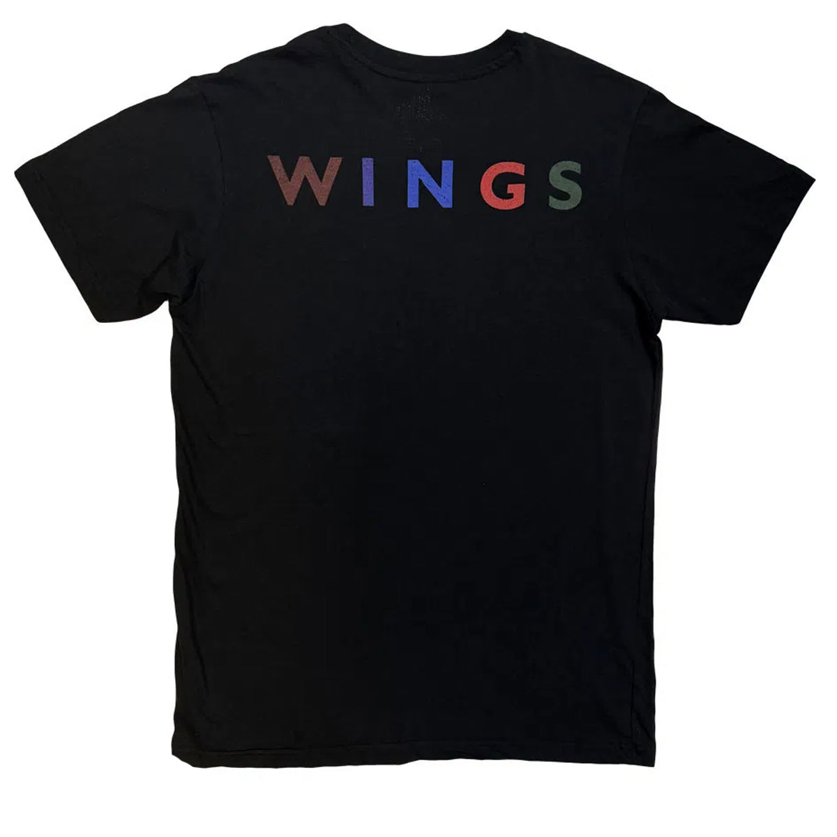 Black - Back - Paul McCartney & Wings Unisex Adult London Town Back Print T-Shirt