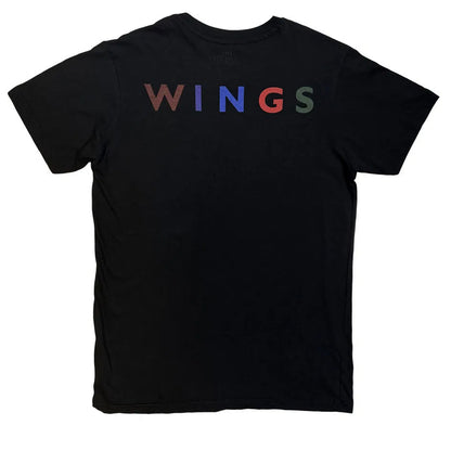 Black - Back - Paul McCartney & Wings Unisex Adult London Town Back Print T-Shirt
