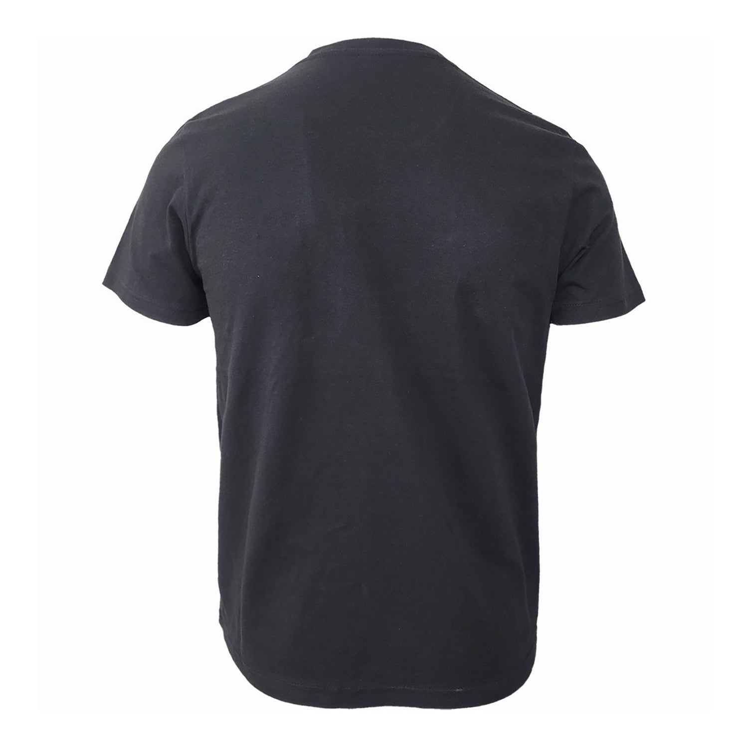 Black - Back - Spiral Direct Unisex Adult Plain Organic T-Shirt