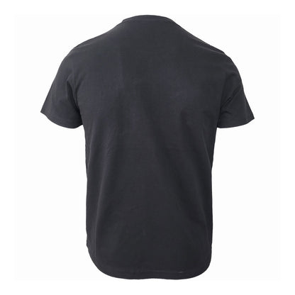 Black - Back - Spiral Direct Unisex Adult Plain Organic T-Shirt