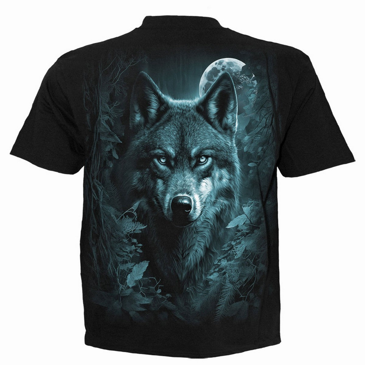 Black - Back - Spiral Direct Unisex Adult Forest Guardians Back Print T-Shirt
