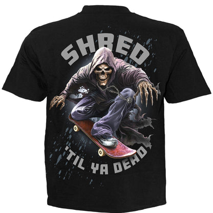 Black - Back - Spiral Direct Unisex Adult Soul Boarder Back Print T-Shirt
