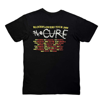 Black - Back - The Cure Unisex Adult Bloodflowers Tour ´00 T-Shirt