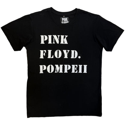 Black - Front - Pink Floyd Unisex Adult Pompeii Stencil T-Shirt