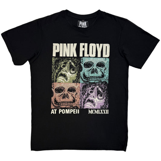 Black - Front - Pink Floyd Unisex Adult Mosaic T-Shirt
