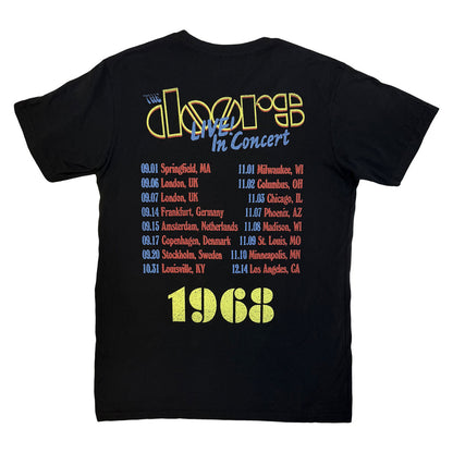Black - Back - The Doors Unisex Adult Live In Concert ´68 T-Shirt