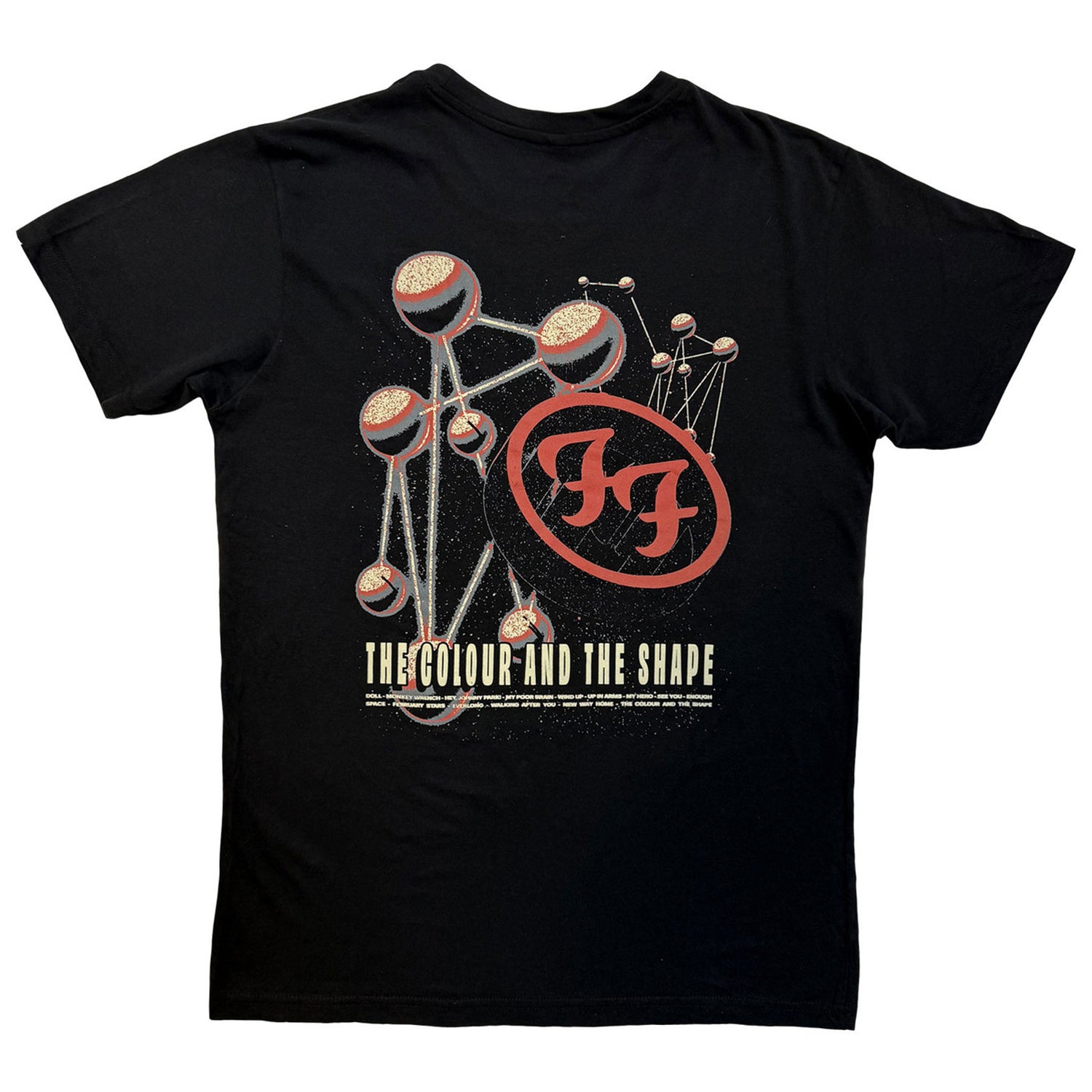 Black - Back - Foo Fighters Unisex Adult The Colour & The Shape T-Shirt