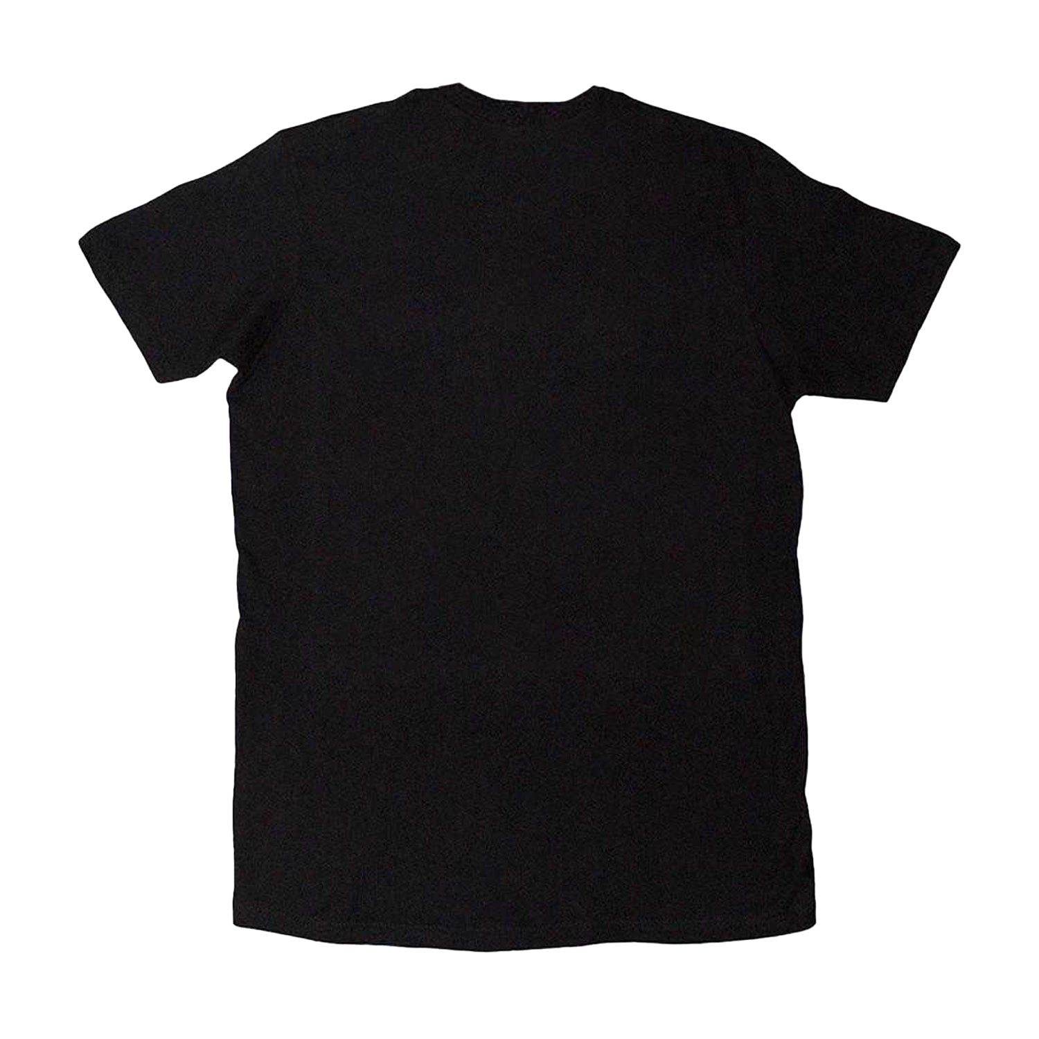 Black - Back - Nirvana Unisex Adult Happy Face Infill Distressed T-Shirt