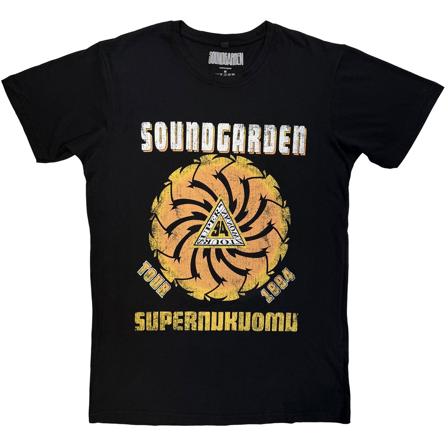 Black - Front - Soundgarden Unisex Adult Superunknown Tour 94 T-Shirt