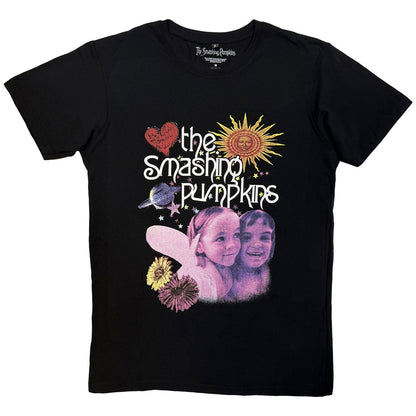 Black - Front - The Smashing Pumpkins Unisex Adult Celestial Collage T-Shirt