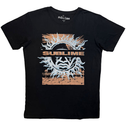 Black - Front - Sublime Unisex Adult Torrid T-Shirt
