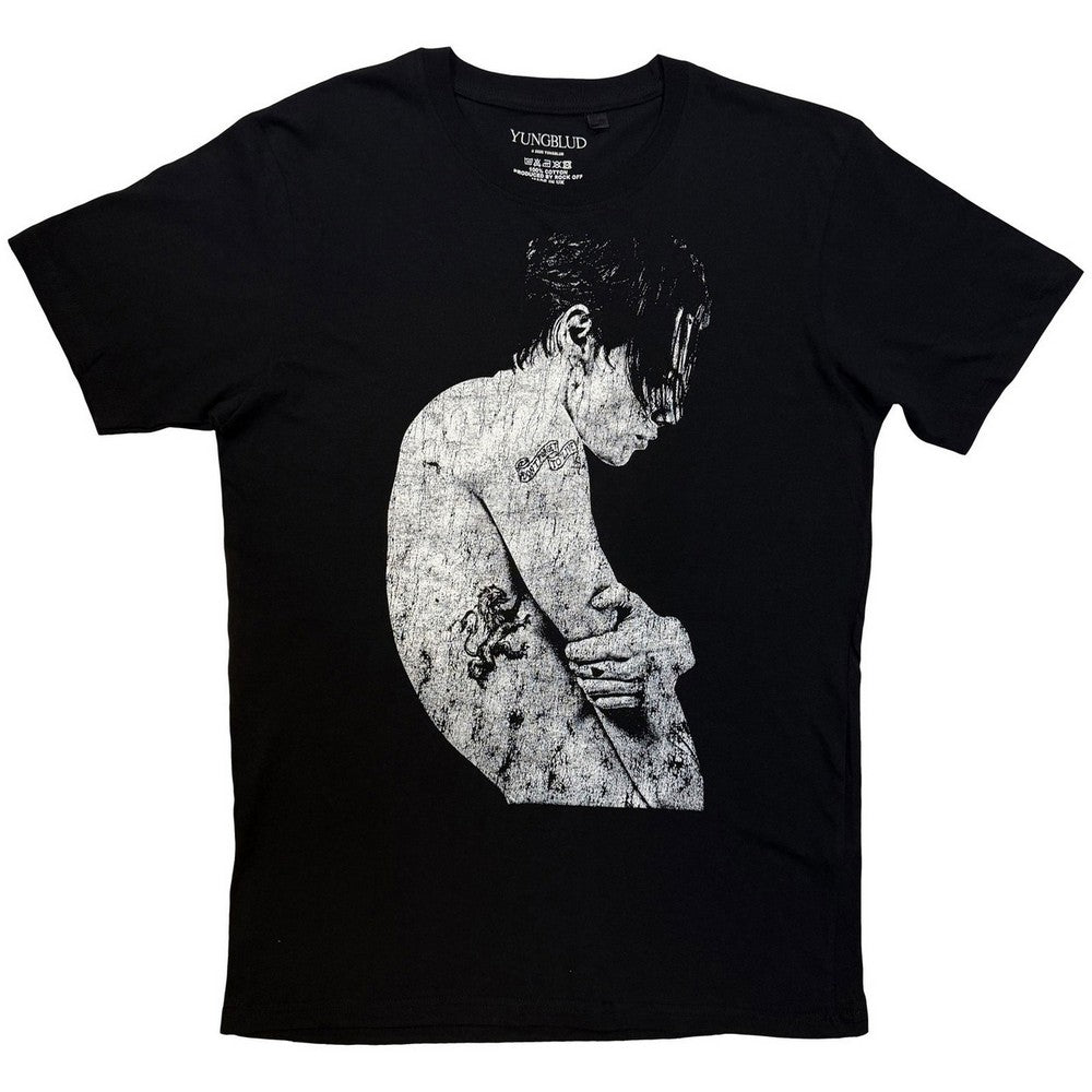 Black - Front - Yungblud Unisex Adult Idols Photo Print Back Print T-Shirt
