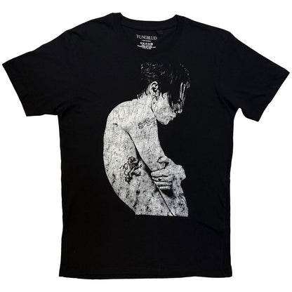 Black - Front - Yungblud Unisex Adult Idols Photo Print Back Print T-Shirt