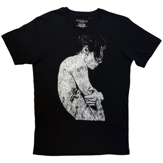Black - Front - Yungblud Unisex Adult Idols Photo Print Back Print T-Shirt
