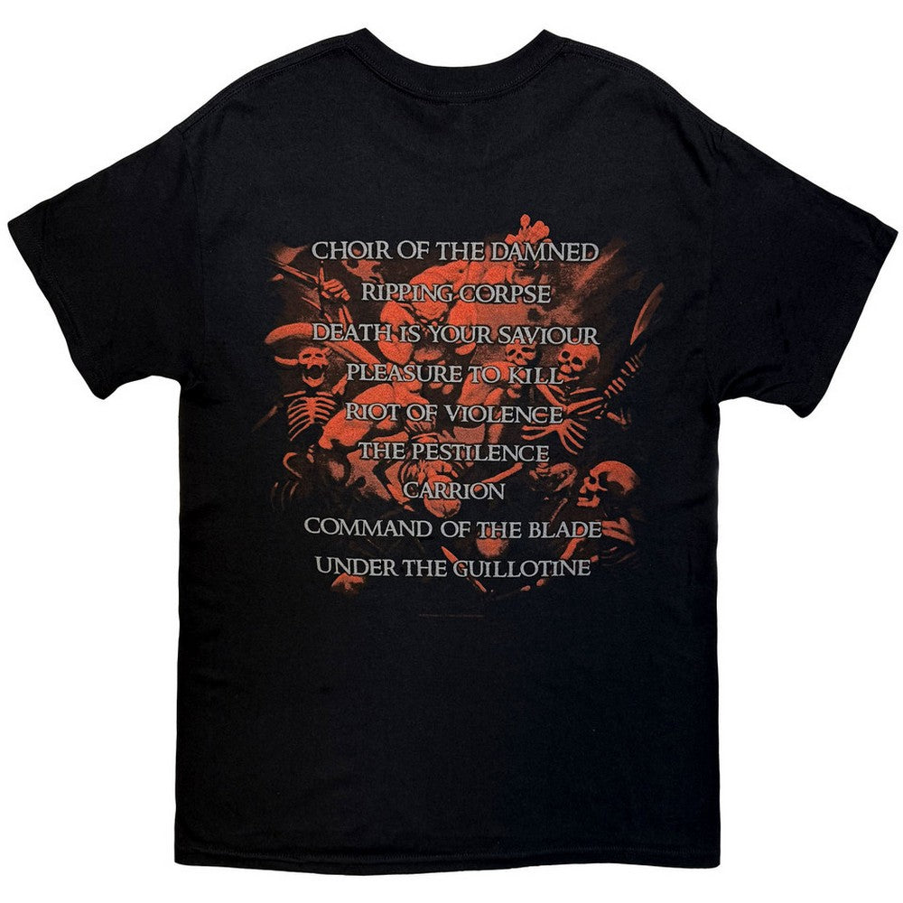 Black - Back - Kreator Unisex Adult Pleasure To Kill Back Print T-Shirt