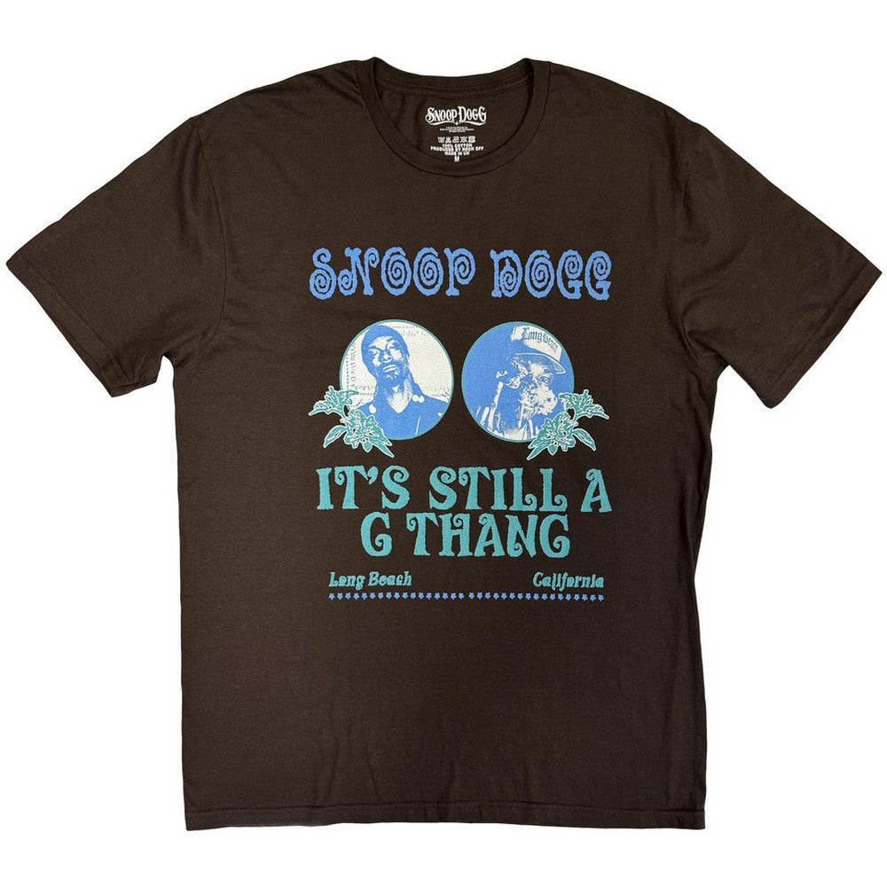 Brown - Front - Snoop Dogg Unisex Adult Thang T-Shirt
