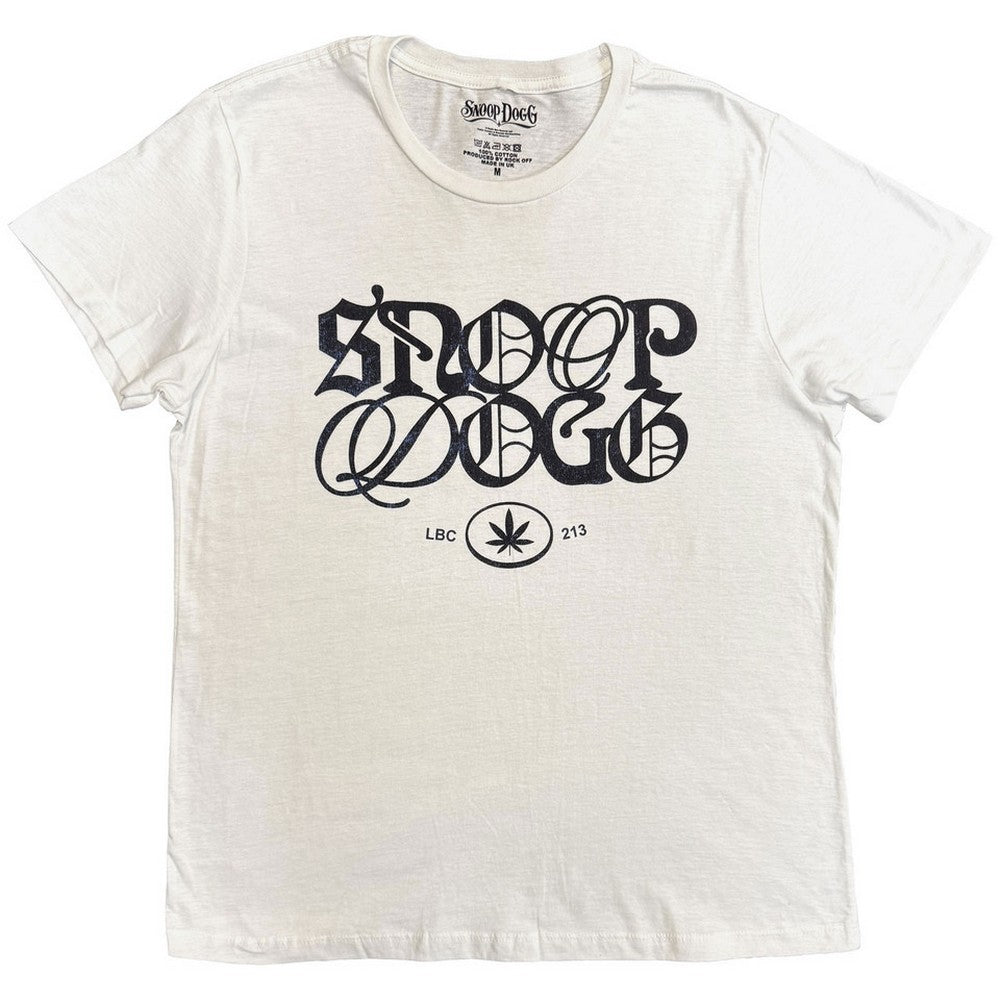White - Front - Snoop Dogg Unisex Adult Lettering Mash Up T-Shirt
