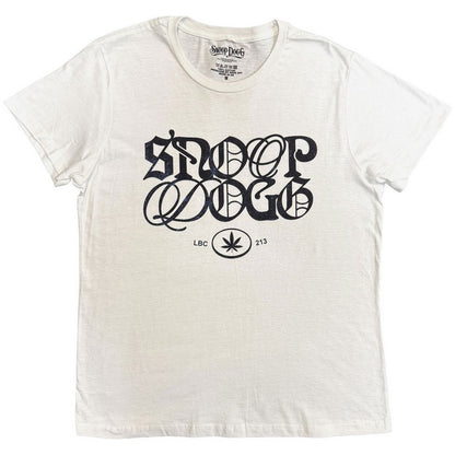 White - Front - Snoop Dogg Unisex Adult Lettering Mash Up T-Shirt
