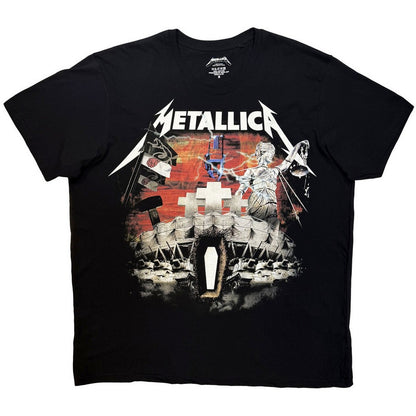 Black - Front - Metallica Unisex Adult El Arsenal Completo T-Shirt