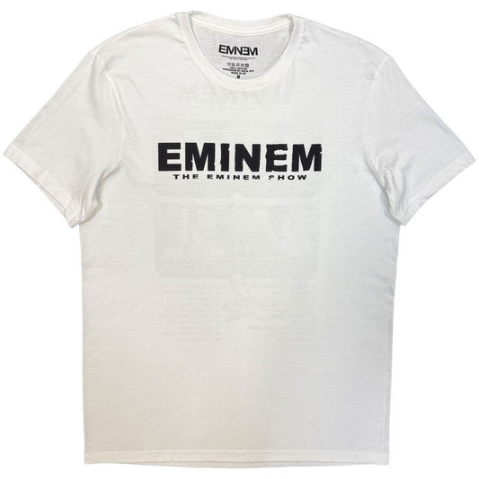 White - Front - Eminem Unisex Adult The Eminem Show Back Print T-Shirt