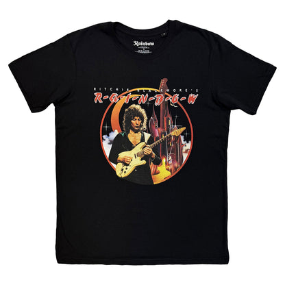 Black - Front - Rainbow Unisex Adult Richie Blackmore T-Shirt
