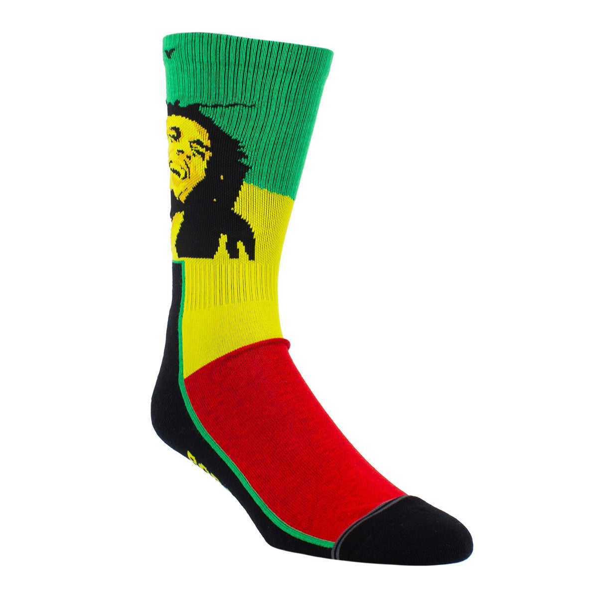 Multicoloured - Side - Bob Marley Unisex Adult Smile Crew Socks