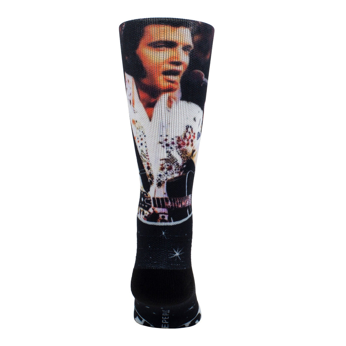 Multicoloured - Back - Elvis Presley Unisex Adult Mic Sublimation Crew Socks