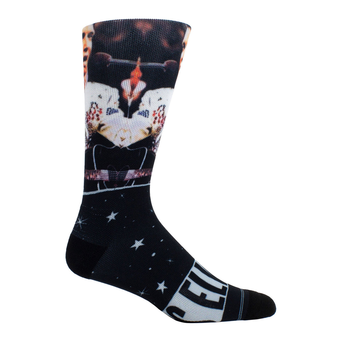 Multicoloured - Side - Elvis Presley Unisex Adult Mic Sublimation Crew Socks