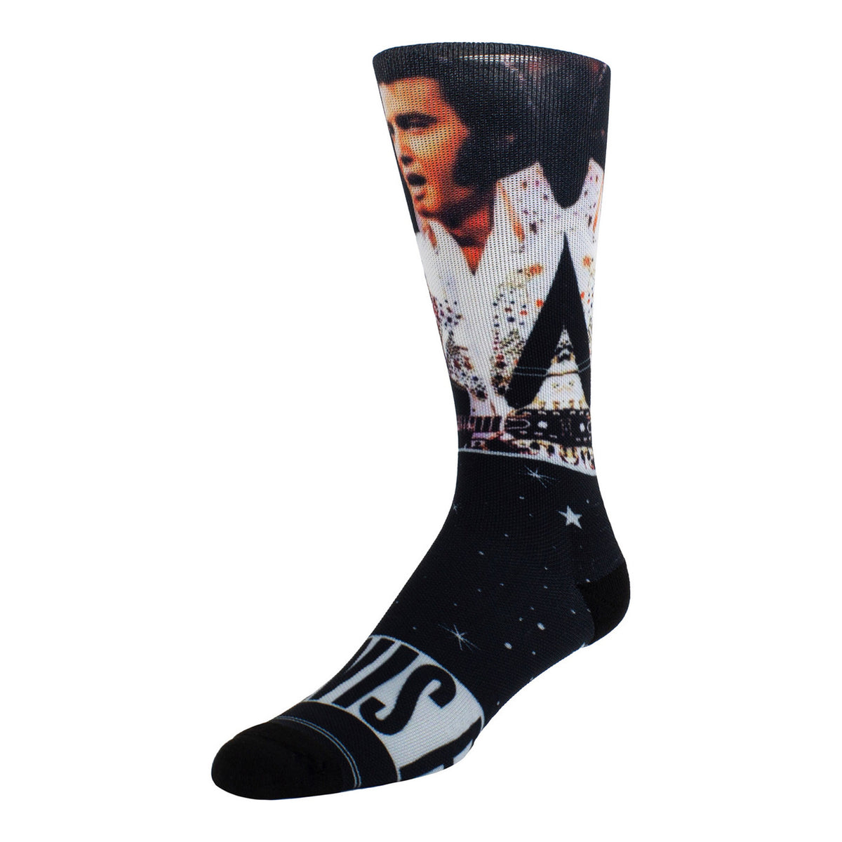 Multicoloured - Lifestyle - Elvis Presley Unisex Adult Mic Sublimation Crew Socks