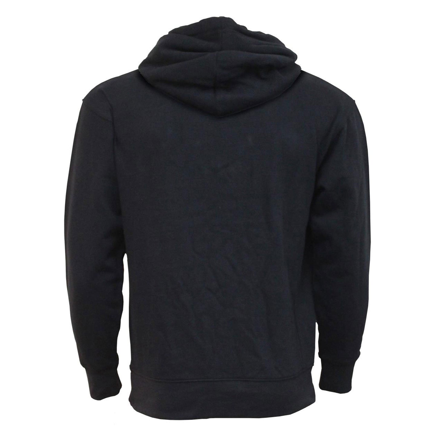 Black - Back - Spiral Direct Unisex Adult Plain Side Pocket Hoodie