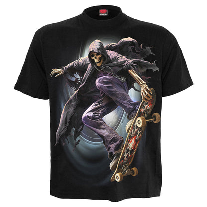 Black - Front - Spiral Direct Childrens-Kids Soul Boarder T-Shirt