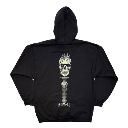Black - Back - Sum 41 Unisex Adult Tour ´24 Pt. 2 Logo Full Zip Hoodie