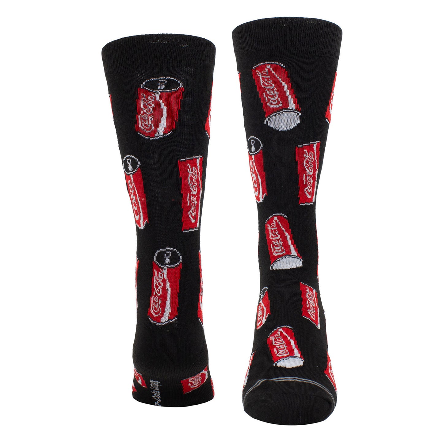 Black - Lifestyle - Coca-Cola Unisex Adult Can Crew Socks