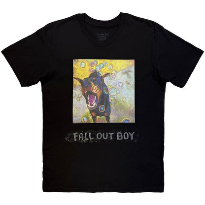 Black - Front - Fall Out Boy Unisex Adult Dog Painting T-Shirt