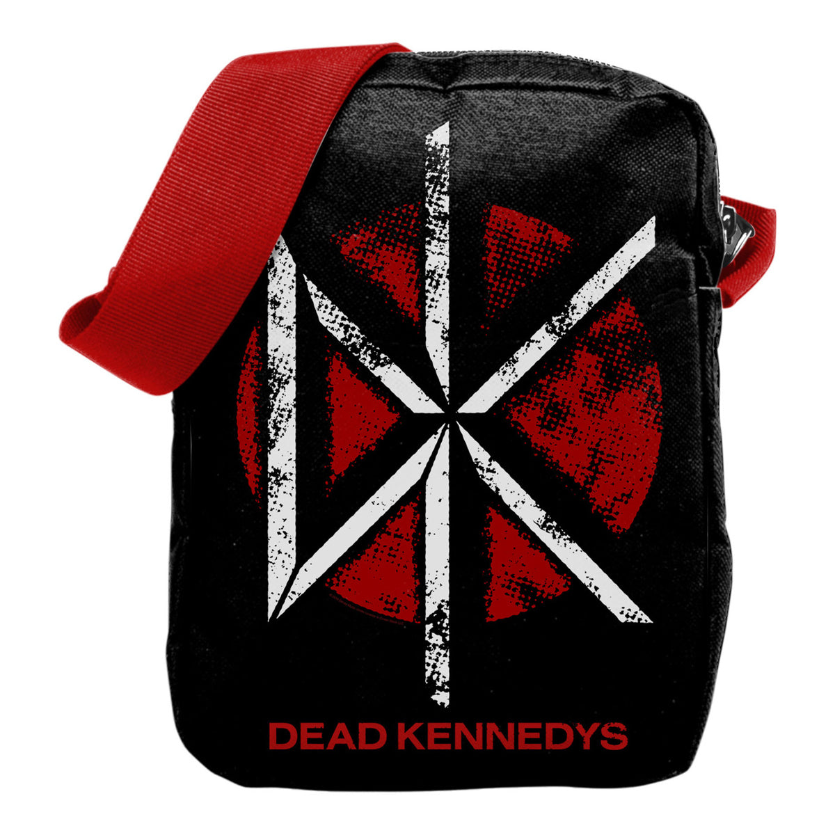 Black-Red-White - Front - Dead Kennedys DK Crossbody Bag