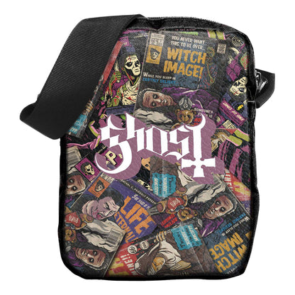 Multicoloured - Front - Ghost Magazines Logo Crossbody Bag
